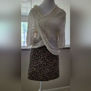 Loft Cheetah Print Skirt